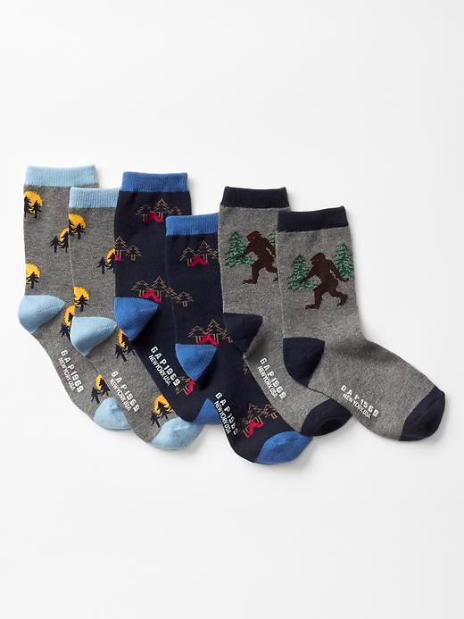 View large product image 1 of 1. Camp socks (3-pack)