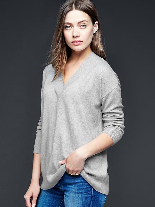 View large product image 1 of 1. Brooklyn V-neck pullover