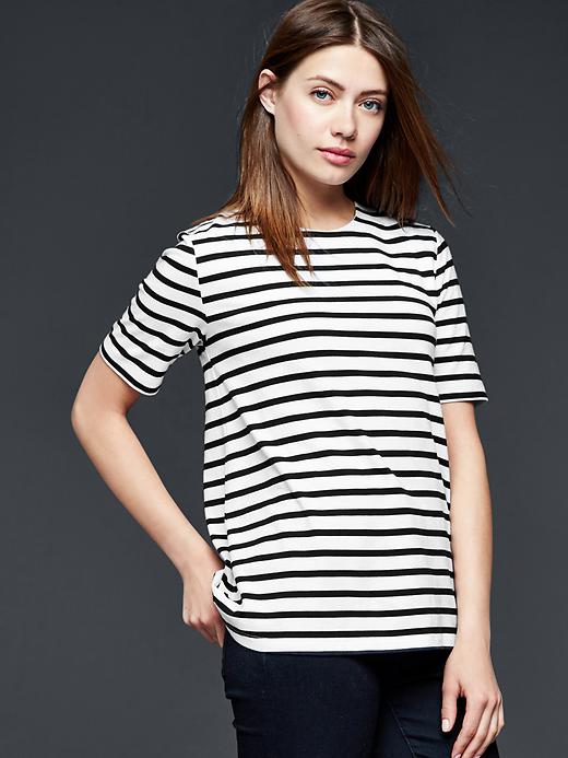 View large product image 1 of 1. Stripe gwen top
