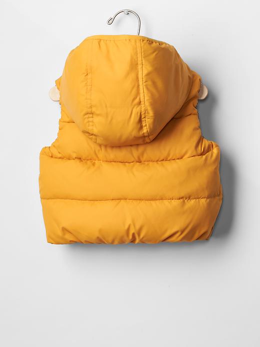 Image number 2 showing, Warmest hooded puffer vest