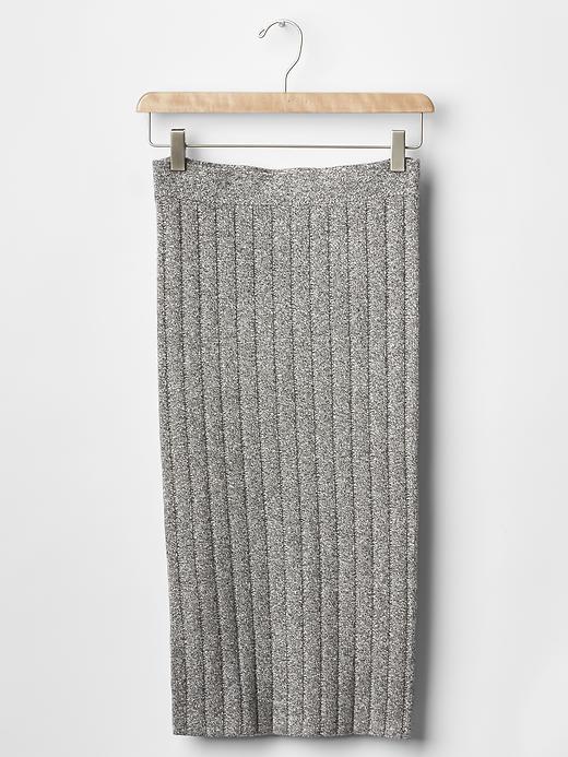 Image number 5 showing, Ribbed pencil skirt