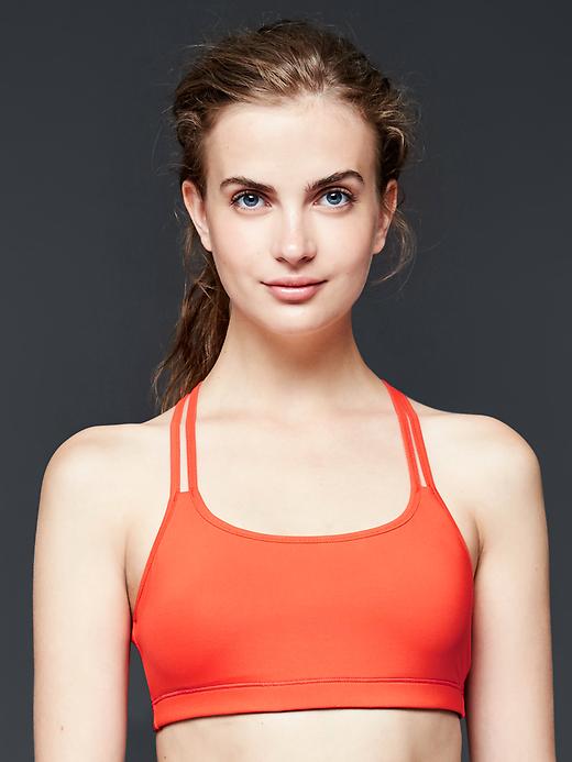 View large product image 1 of 1. Low Support Reversible Sports Bra