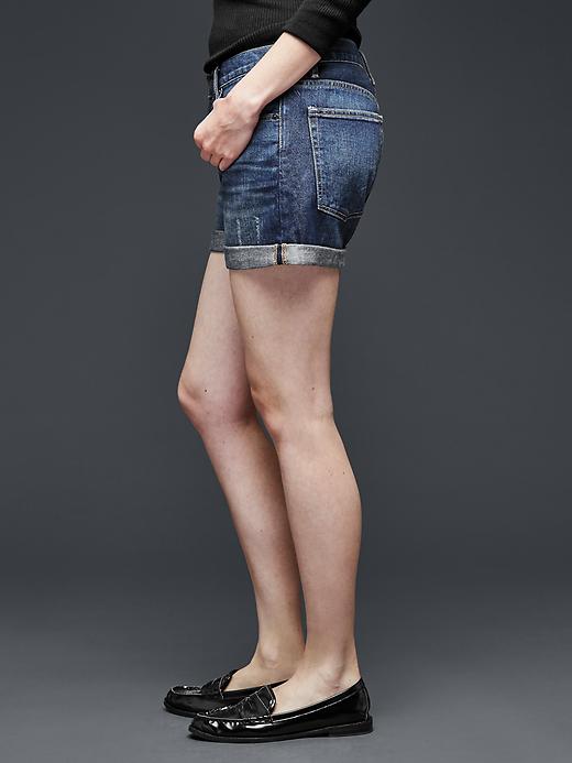 Image number 3 showing, 1969 sexy boyfriend denim shorts