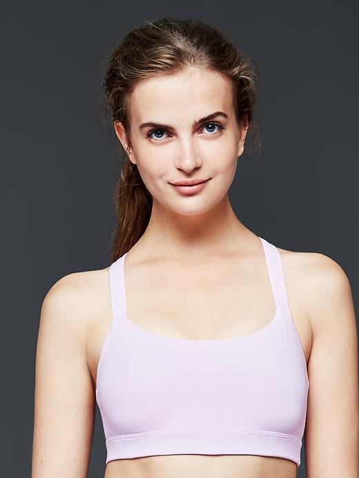 Image number 4 showing, Low impact kissing-back sports bra