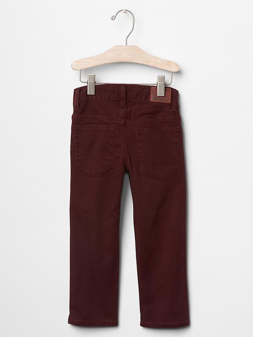 Image number 2 showing, Slim herringbone five-pocket pants