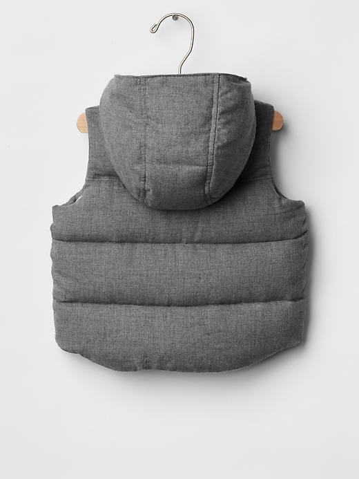Image number 2 showing, Flannel toggle vest