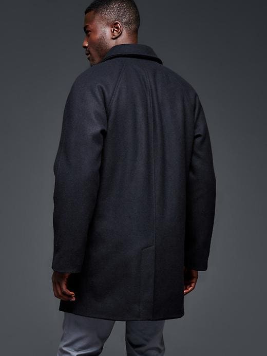 Image number 2 showing, Wool mac jacket