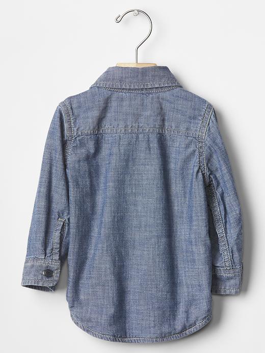 Image number 2 showing, 1969 chambray shirt
