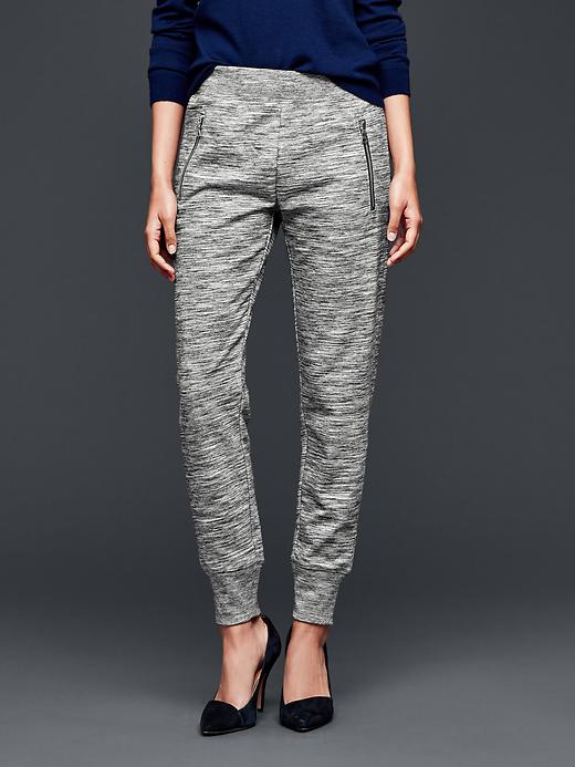 joggers with zippers at the bottom