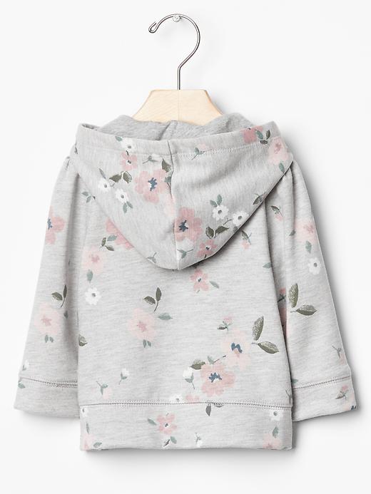 Image number 2 showing, Floral logo zip hoodie