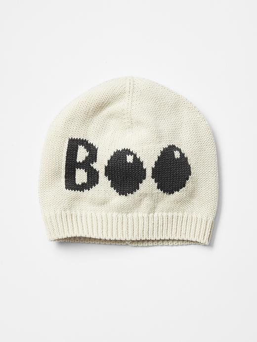 View large product image 1 of 1. Boo knit hat