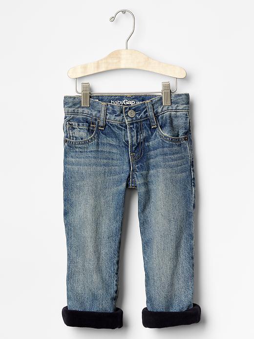 Image number 1 showing, 1969 fleece-lined original fit jeans