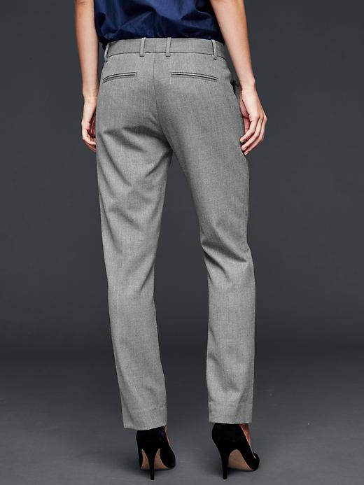 Image number 2 showing, Heathered true straight pants