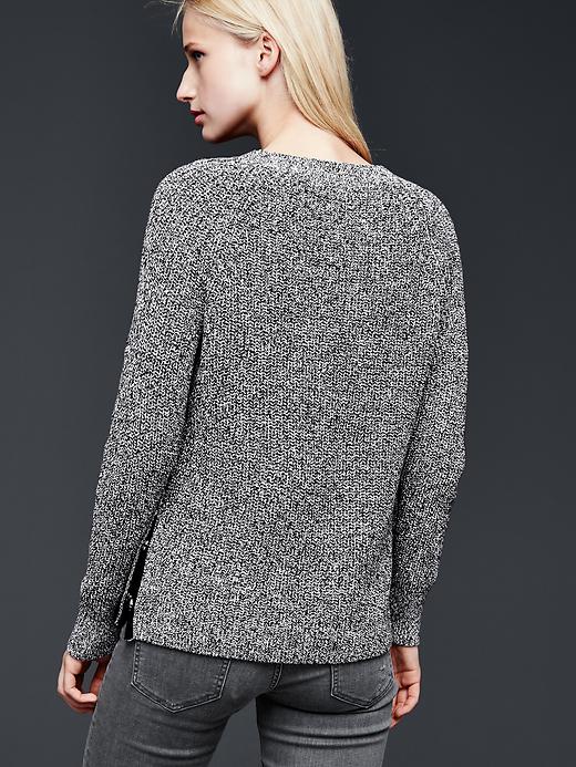 Image number 2 showing, Side-snap sweater