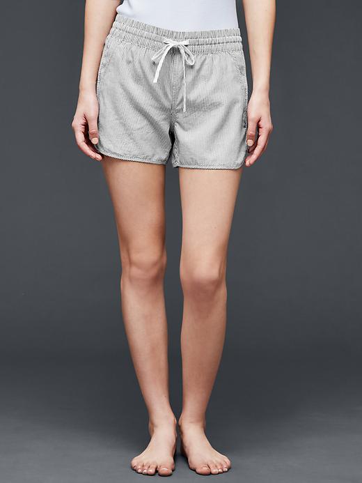 View large product image 1 of 1. Poplin shorts