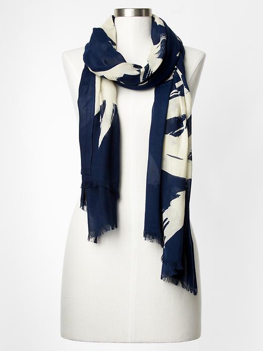 View large product image 1 of 1. Brushstroke scarf