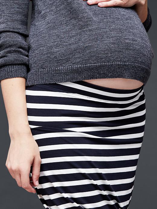 Image number 4 showing, Stripe twist-hem skirt