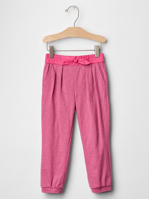 Image number 1 showing, Knot bow joggers