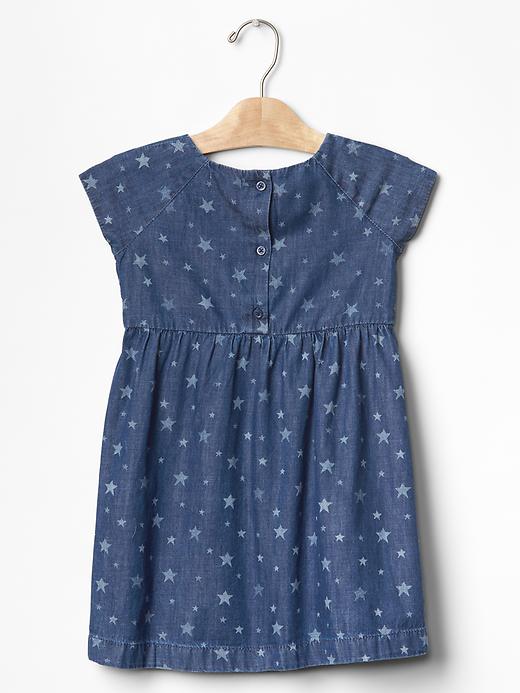 Image number 2 showing, Starry denim dress