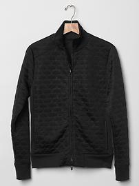 View large product image 4 of 4. GapFit quilted bomber jacket