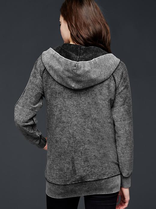 Image number 2 showing, Washed zip hoodie