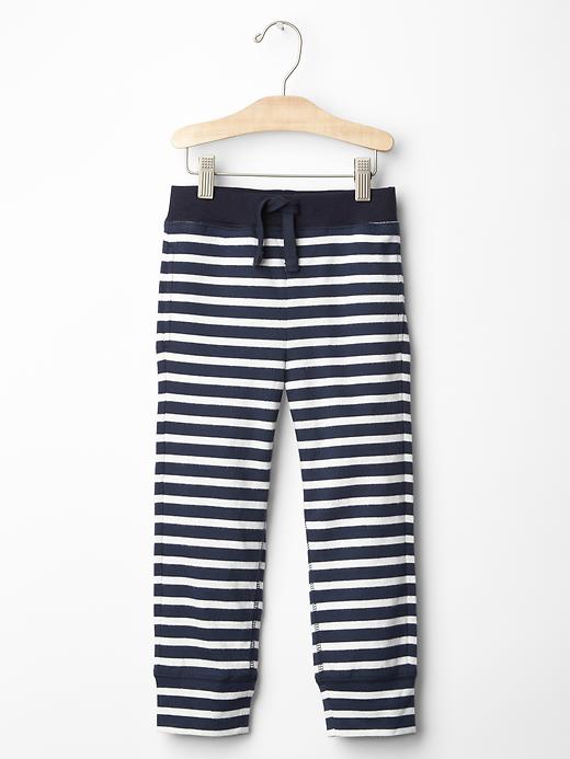 View large product image 1 of 1. Stripe cuffed pants