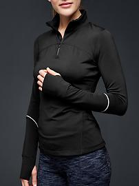 View large product image 3 of 7. GapFit quarter-zip pullover