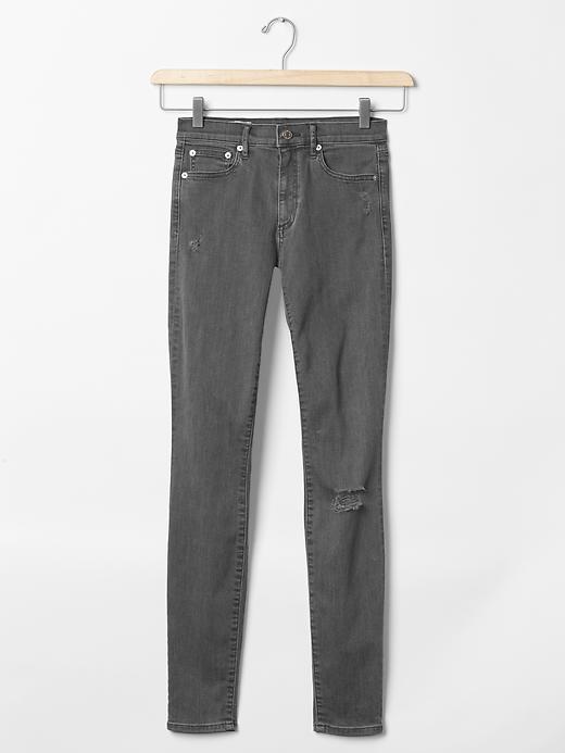 Image number 6 showing, 1969 destructed true skinny jeans