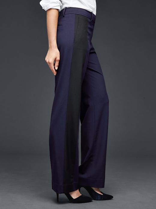 Image number 1 showing, Tuxedo modern trouser pants
