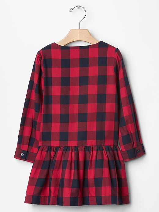Image number 2 showing, Plaid knot-bow dress