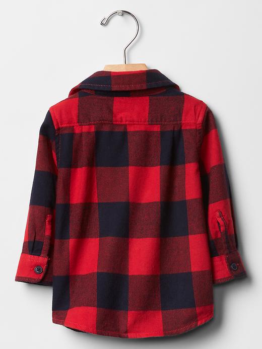 Image number 2 showing, Flannel plaid shirt