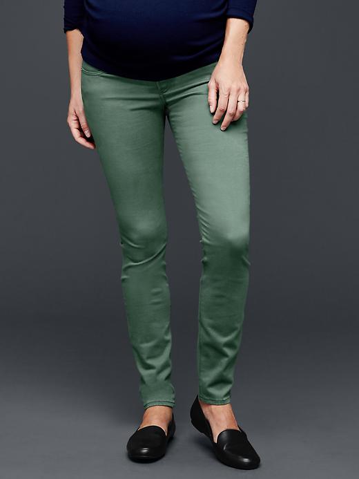Image number 1 showing, 1969 full panel sateen true skinny jeans