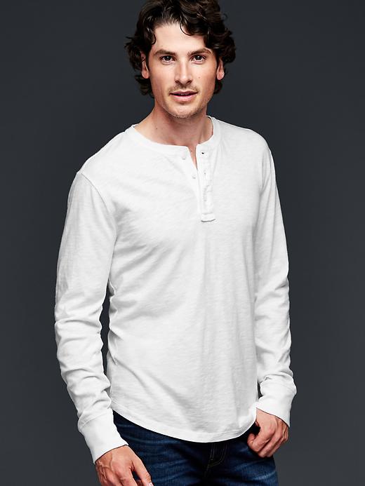 Image number 5 showing, Lived-in solid henley