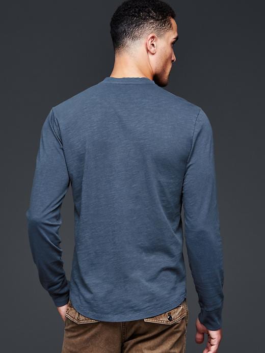 Image number 2 showing, Lived-in solid henley
