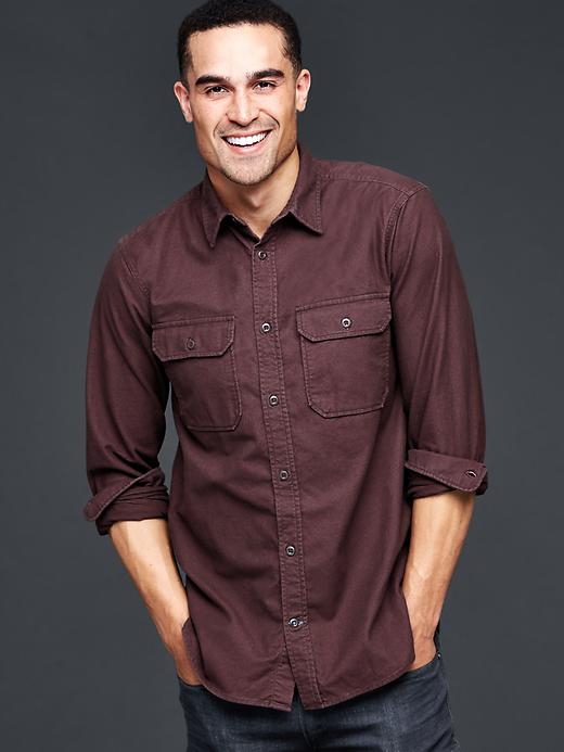 Image number 5 showing, Heavyweight chamois shirt