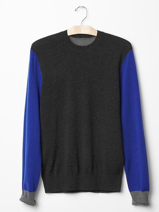 Image number 4 showing, Cashmere colorblock sweater