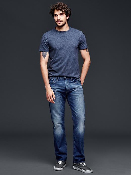 Image number 4 showing, 1969 standard taper fit jeans (medium indigo wash)