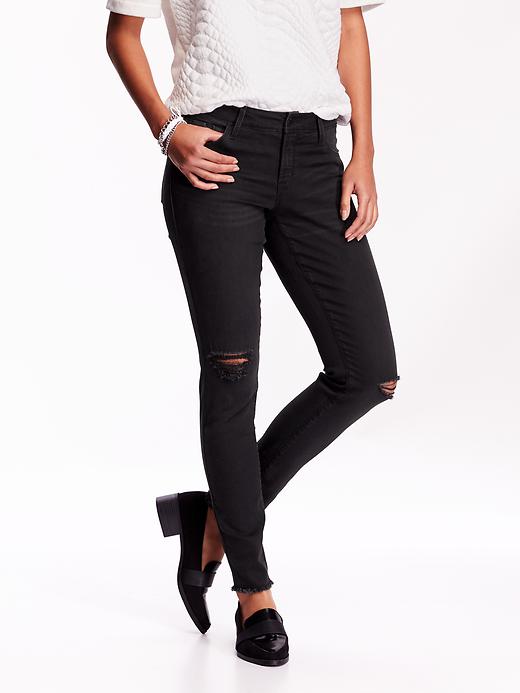 black ripped jeans womens old navy