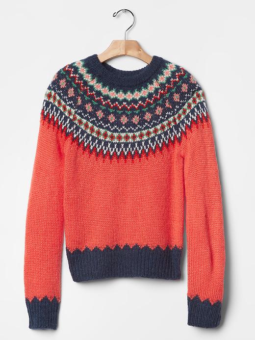 Image number 3 showing, Fair isle sweater