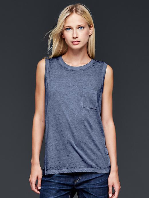 View large product image 1 of 1. Burnout pocket tank