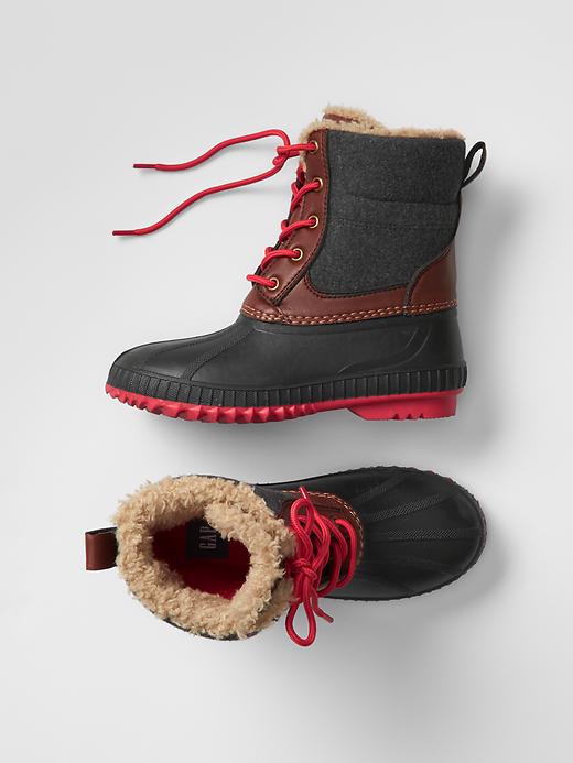 Image number 1 showing, Cozy duck boots