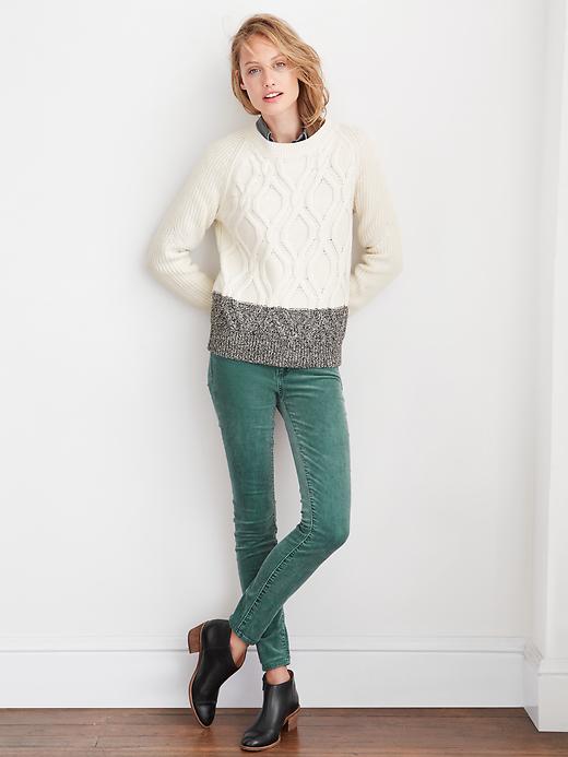 Image number 2 showing, Cable-knit pullover sweater
