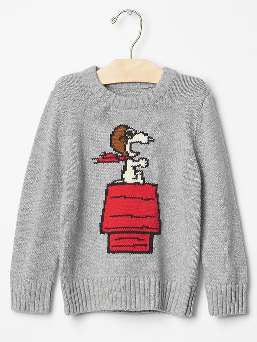 View large product image 1 of 1. babyGap + Peanuts&#174 intarsia graphic sweater