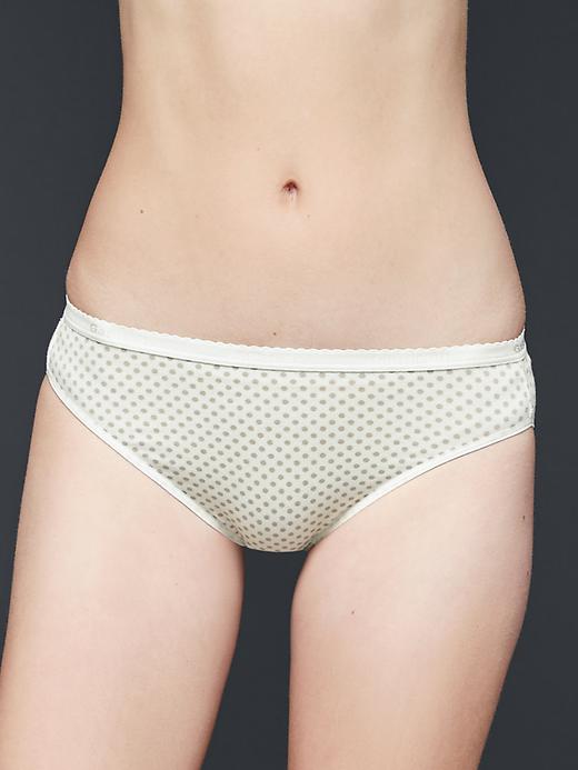 Image number 9 showing, Stretch Cotton High Leg Brief