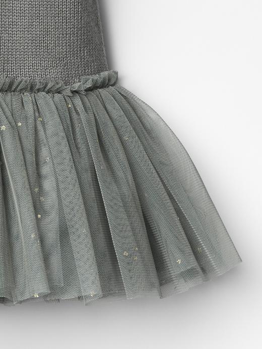 Image number 3 showing, Sparkle mix-fabric tutu dress