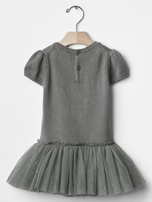 Image number 2 showing, Sparkle mix-fabric tutu dress