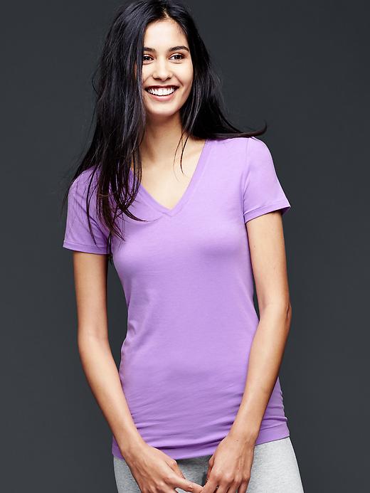 Image number 1 showing, Pure Body V-neck tee