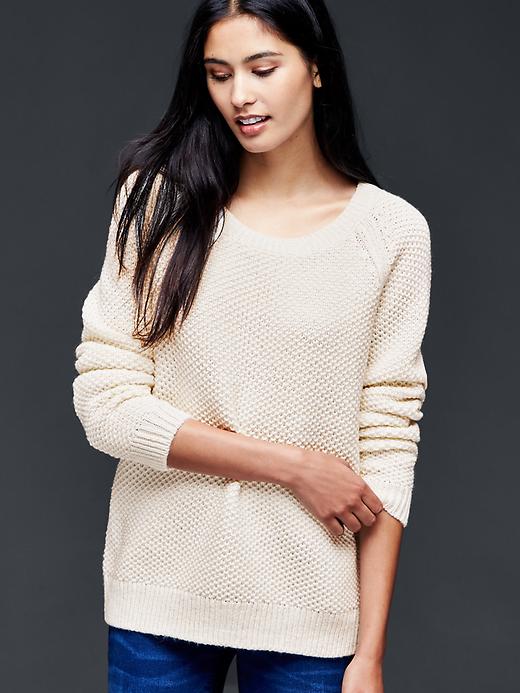 Image number 6 showing, Textural pullover sweater