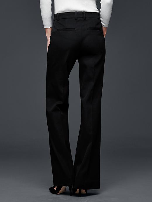 Image number 2 showing, Bi-stretch flare pants
