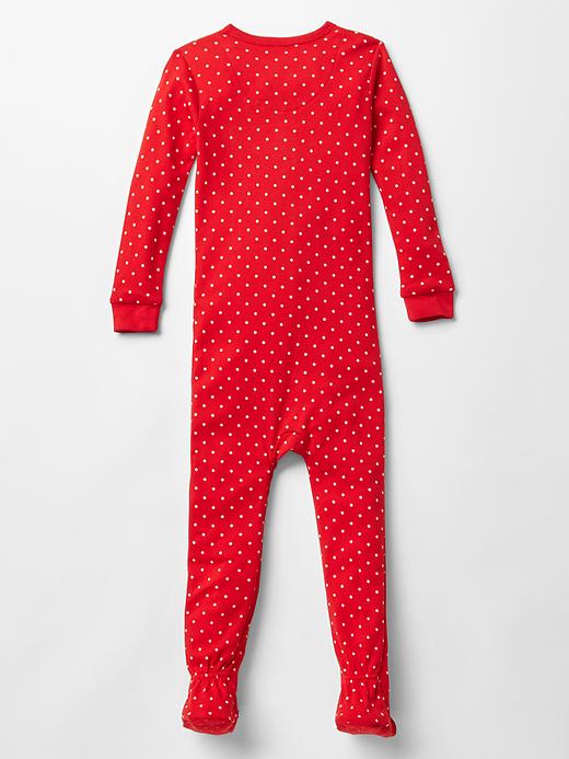 Image number 2 showing, Festive star footed one-piece
